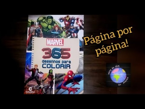 365 Desenhos Para Colorir Marvel - Livrarias Curitiba