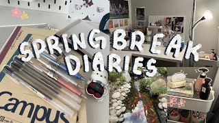 spend spring break with me! (studying, food, going out)
