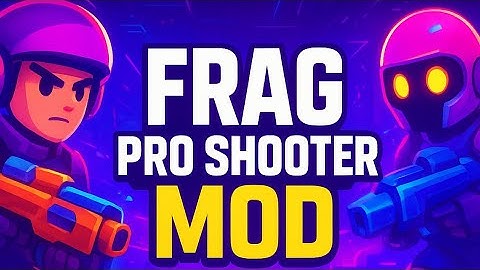 Frag Pro Shooter Mod Menu APK — Última versión 2025, Todos los personajes y skins desbloqueados