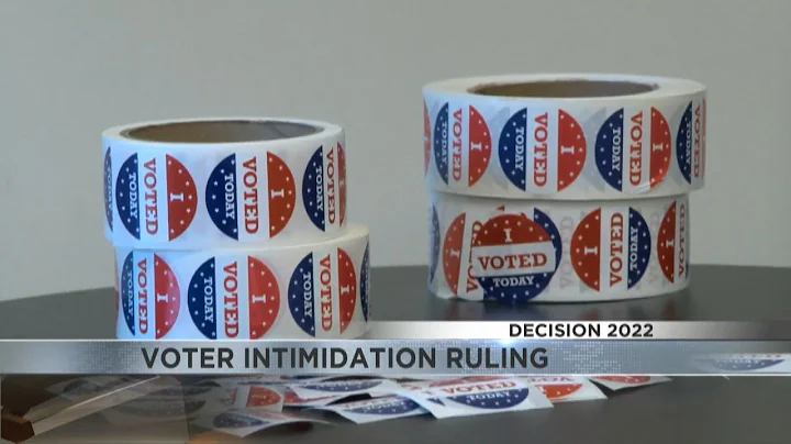 Judge rules in voter intimidation case ahead of midterms