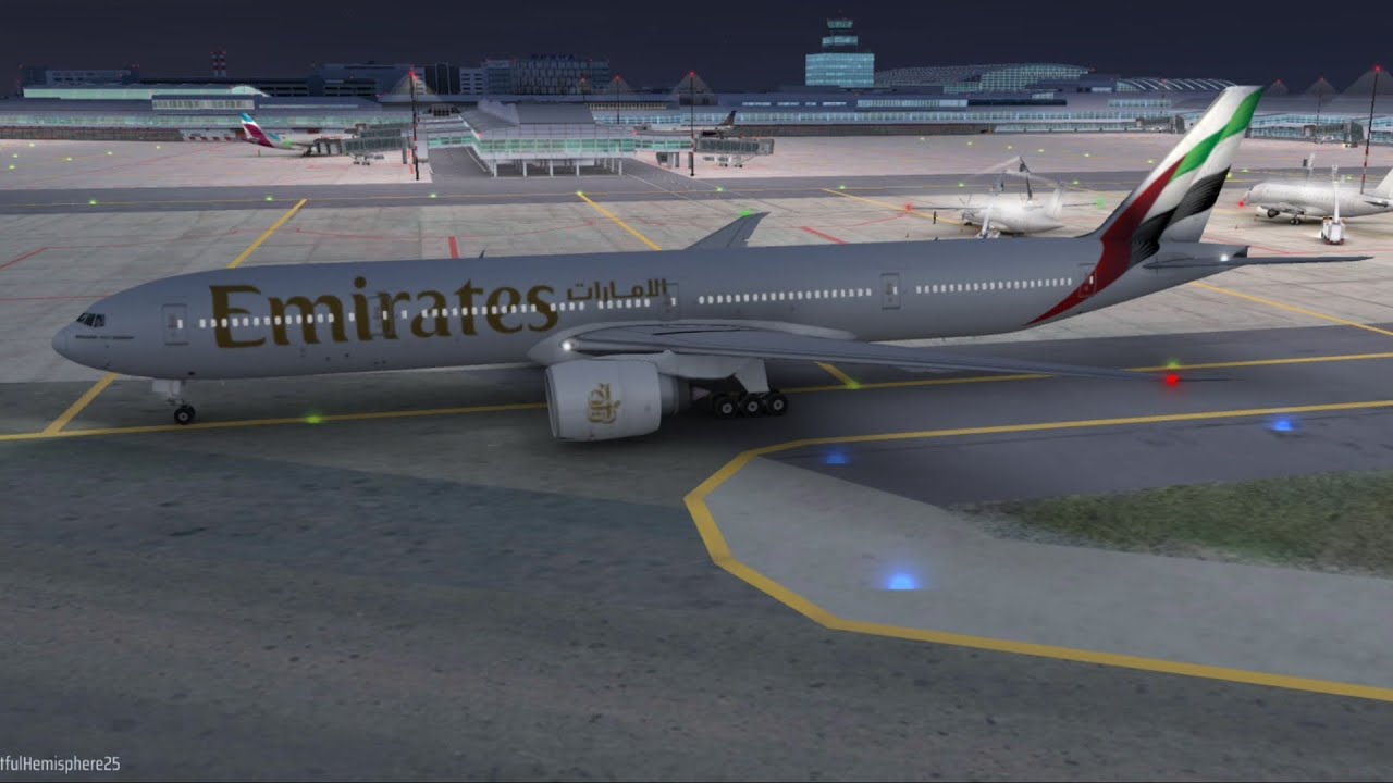 Emirates getting ready for the take-off | World of Airports Gameplay 
