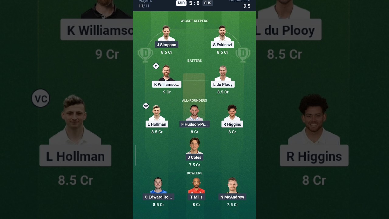 mid vs sus dream11 prediction today match