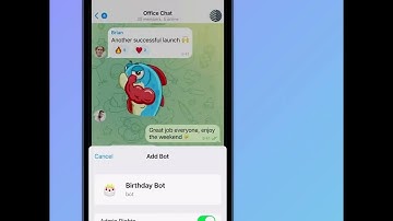 Telegram BotAdmins. Some bots are built for use in groups and channels