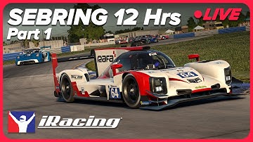 iRacing 12 Hours of Sebring Special Event - Part 1