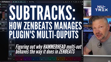 @RolandCloud #Zenbeats #Subtracks : How to manage AU plugin Multi-output