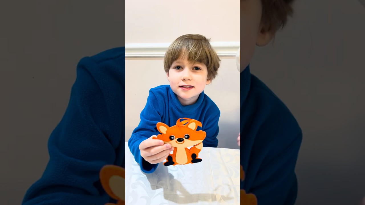 Cute Animals Sewing Fun for Kids! 🦊 🧵 Easy Life Skills Craft 