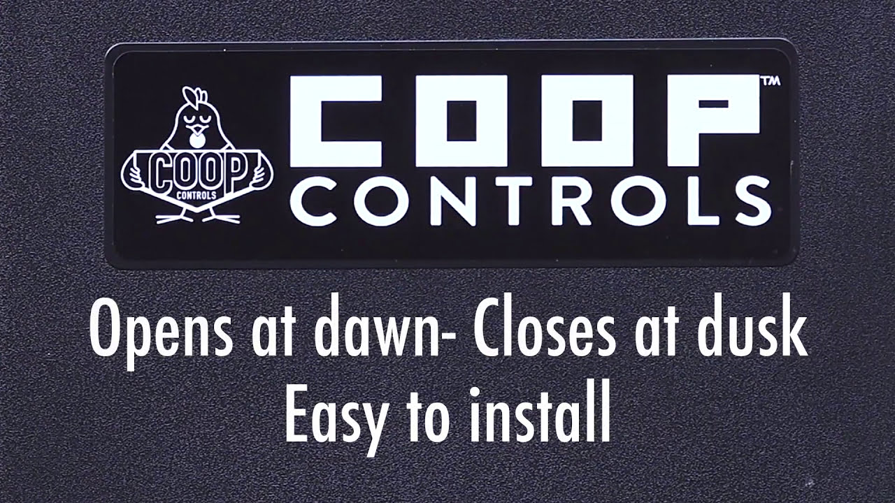 Coop Controls CKBT Automatic Coop Door Kit Overview - YouTube