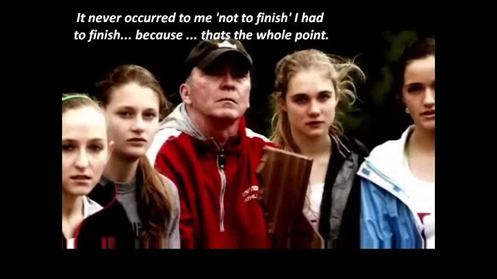 Dedicated to my running coach