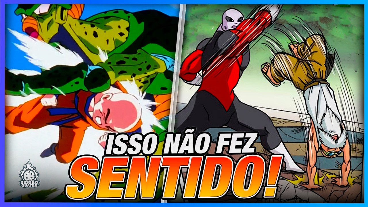 10 LUTAS EM DRAGON BALL QUE SIMPLESMENTE NÃO FAZEM SENTIDO!