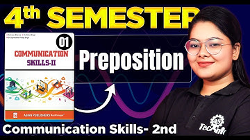 #1 PREPOSITION Communication skills - 2 | Polytechnic 4th semester 2024 #astechnic