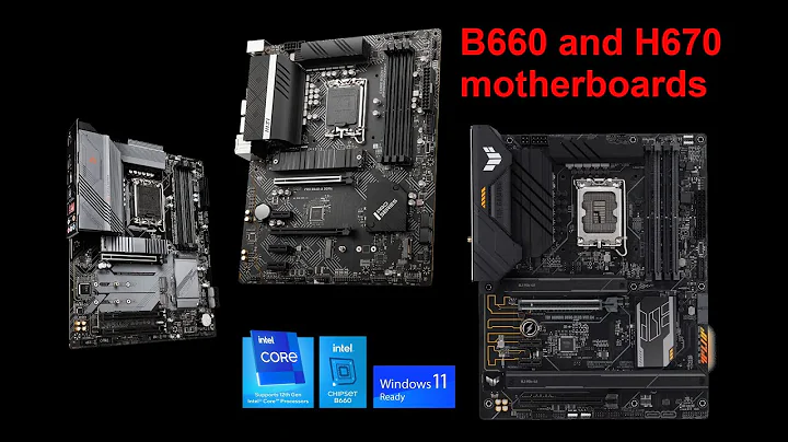 Đánh giá so sánh bo mạch chủ DDR4 B660 và H670