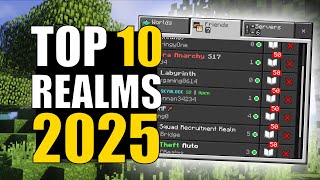 TOP Minecraft BEDROCK Realms 2025!