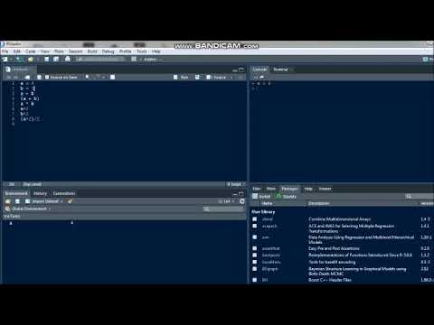 Panel Data Analysis using R: Keying Your Script In The Coding Panel Of ...