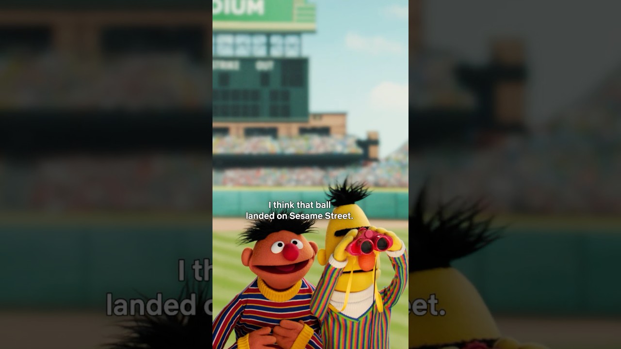 Everyone’s practicing their best home run call on Sesame Street ahead of the Home Run Derby ⚾️