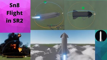 Cinematic SN8 Flight in SimpleRockets 2