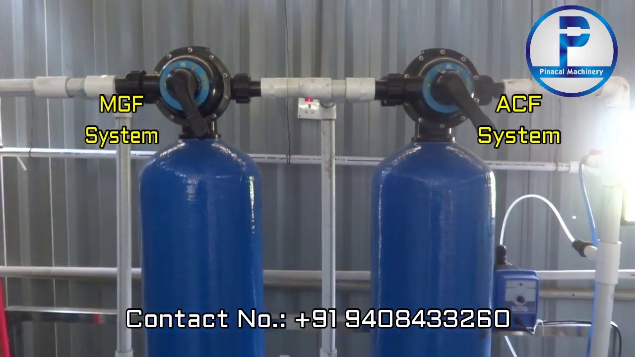 FRP body Ro Plant in Gujarat Mineral water plant Pinacal Machinery