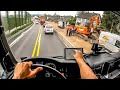 Pov truck driving man tgx 470  dortmund  to a1 