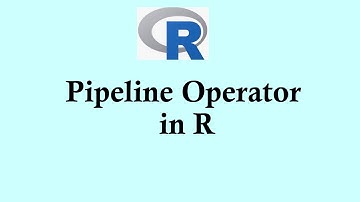 R programming tutorial | Using pipeline operator