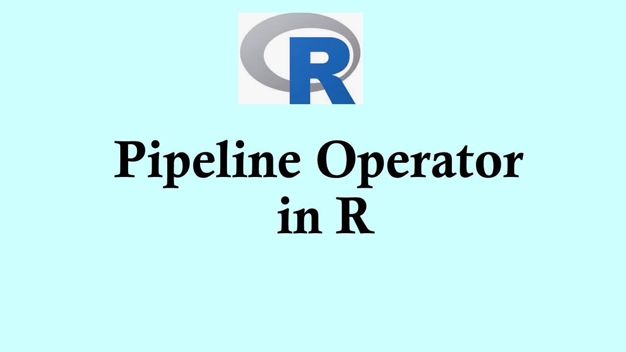R programming tutorial | Using pipeline operator - YouTube
