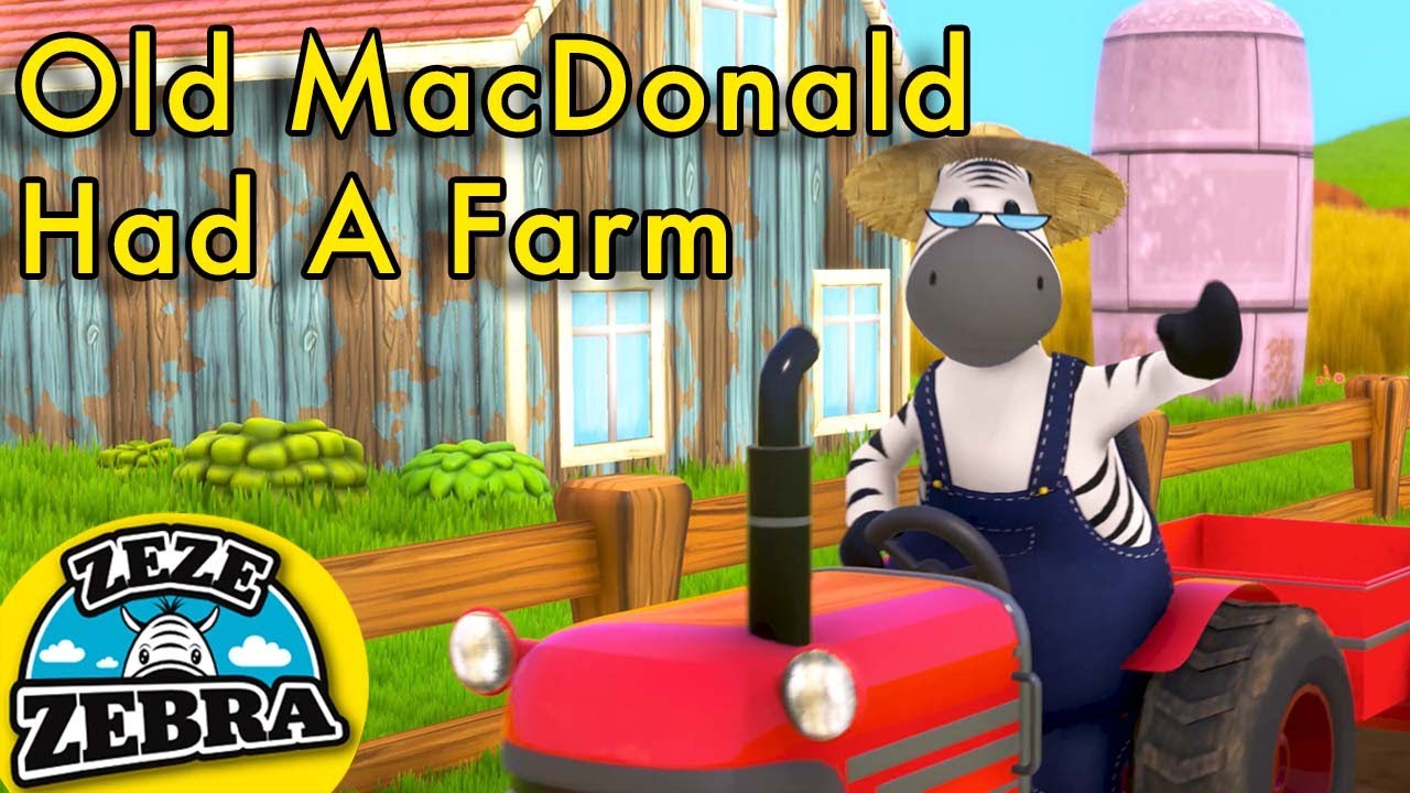 Old Macdonald Had A Farm nursery rhyme | Top English Nursery