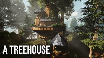 Ark Survival Ascended: Multi Level Treehouse Base Design