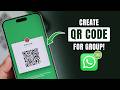 How to Create a QR Code for WhatsApp Group! [Generate]