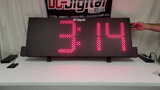 Large, GPS, Atomic Synchronized Outdoor, Time of Day Clock, Waterproof Enclosure - DC-150- GPS