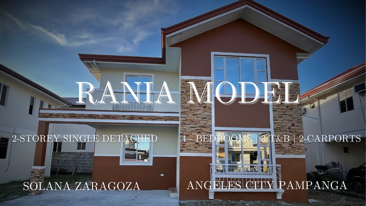 Solana Zaragoza | Frontera | Rania Model | 2-Storey Single Detached |  Angeles City Pampanga (2022)