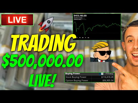 🔴 HIGH RISK LIVE Day Trading $AMC , GAME STOP $GME Penny Stocks With $500,000.00+ DOLLARS