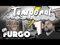 Vlog.5  Temporal ⚡️ en FURGO y AVERIA + KIT Placa solar & MÁS