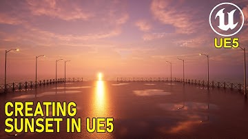 Unreal Engine 5 Simple Environment Sunset #22