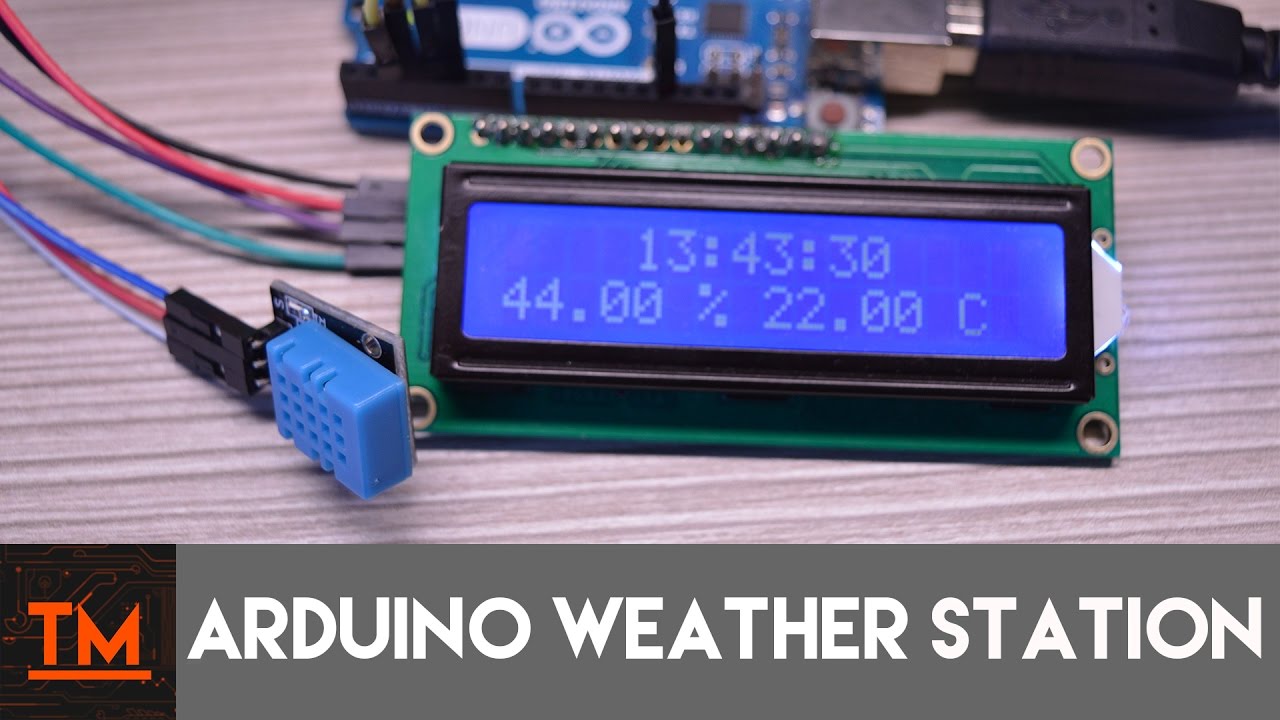 Arduino Weather Station || DHT 11 ||TechMaker - YouTube