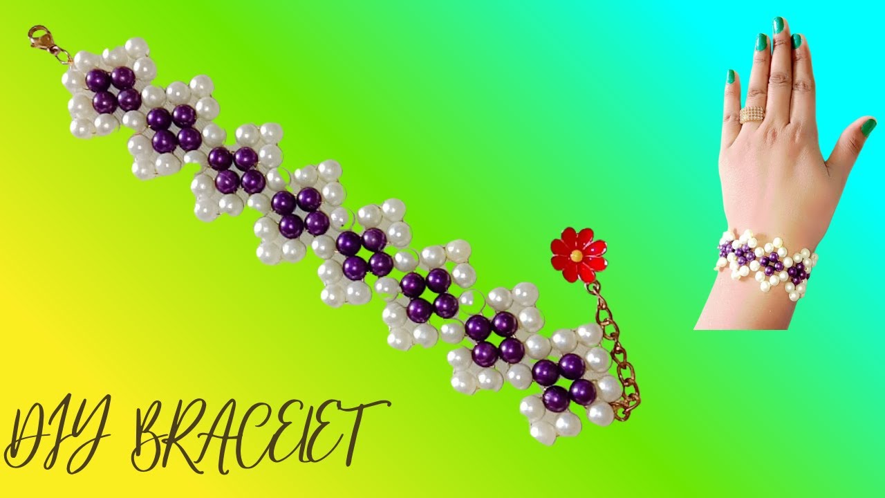 How to Make Bracelet at Home | Simple & Beautiful DIY Jewelry Design ...