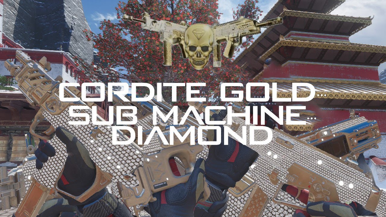 BO4: Cordite gold gun challenge. Sub machine guns diamond. Dark matter chasing.