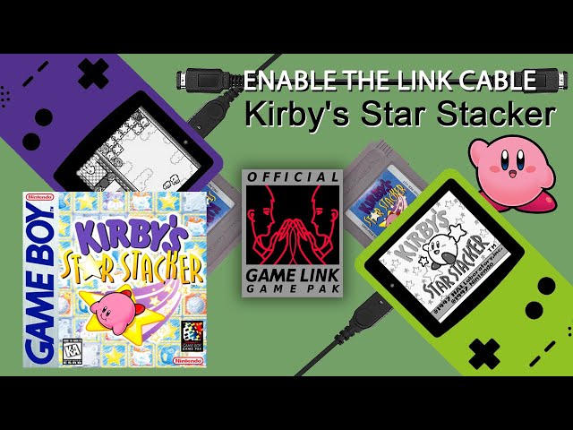 Kirby Star Stacker (GB, 1997) - ENABLE THE LINK CABLE