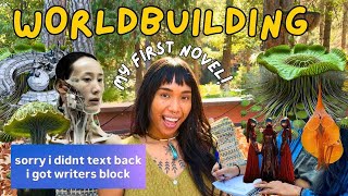 worldbuilding a solar punk sci fi book🌿✨ let's write a novel in 3 months?!