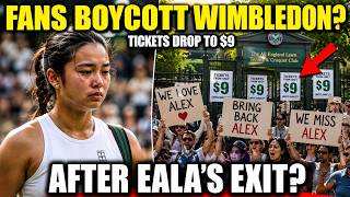 WTA STUNNED! Wimbledon Ticket Prices CRASH to Just $9 After Alex Eala's Exit