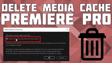 Delete ALL Media Cache Files in Premiere Pro 2021!