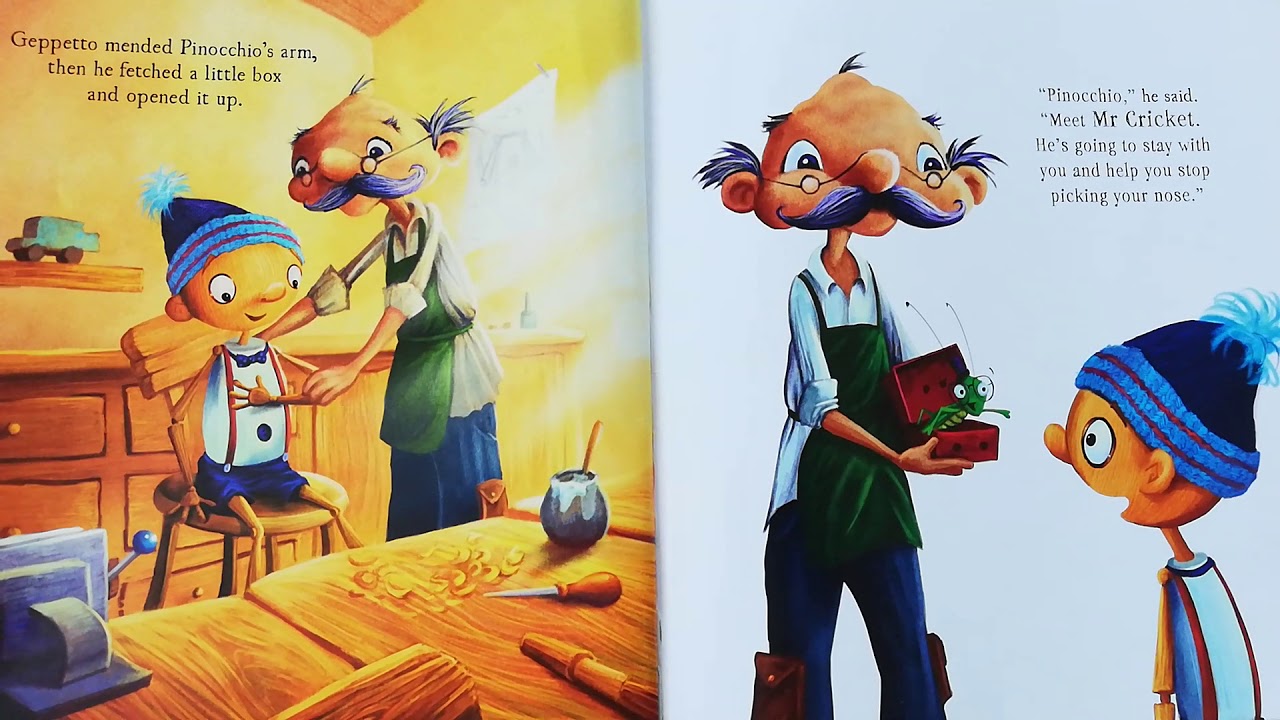 Don't pick your nose Pinocchio! YouTube