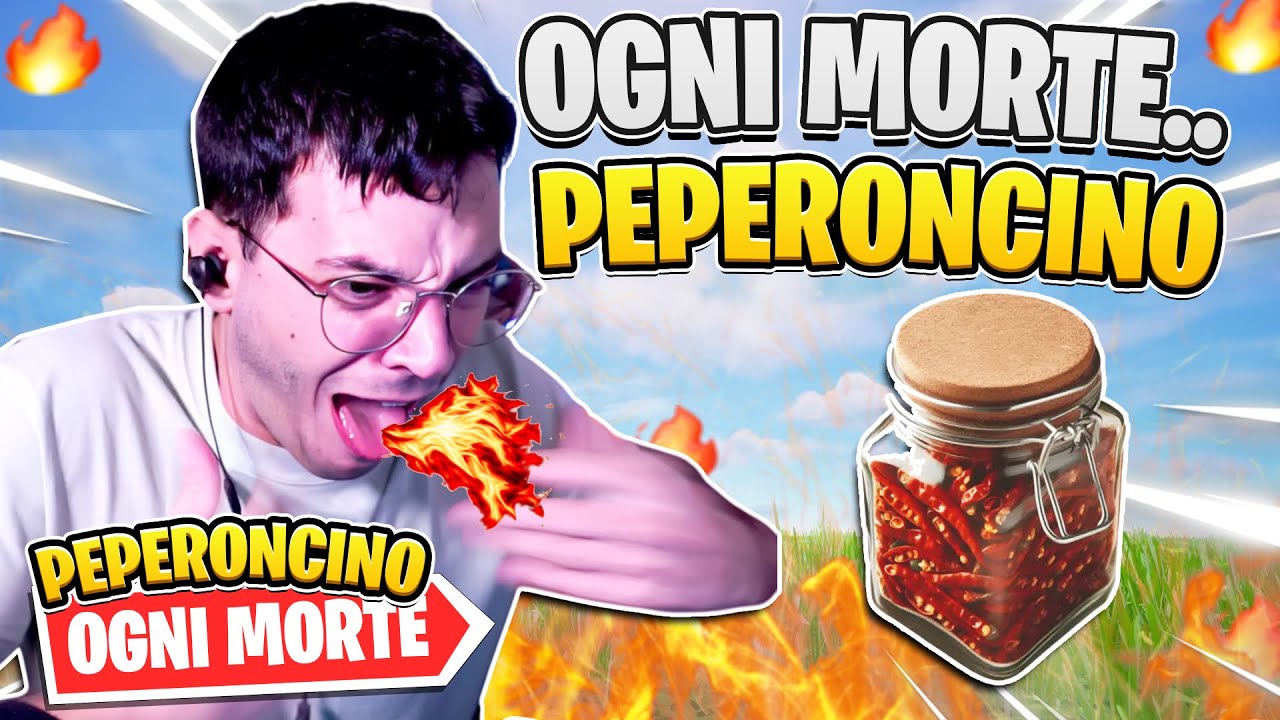 *BRUCIAA* OGNI MORTE = PEPERONCINO! su Fortnite ITA #fortnite #fortniteita #smi_ii