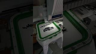 How to use 8x9 inch Magnetic Hoop for white Hoodies car logo on Brother PR1055X machine?