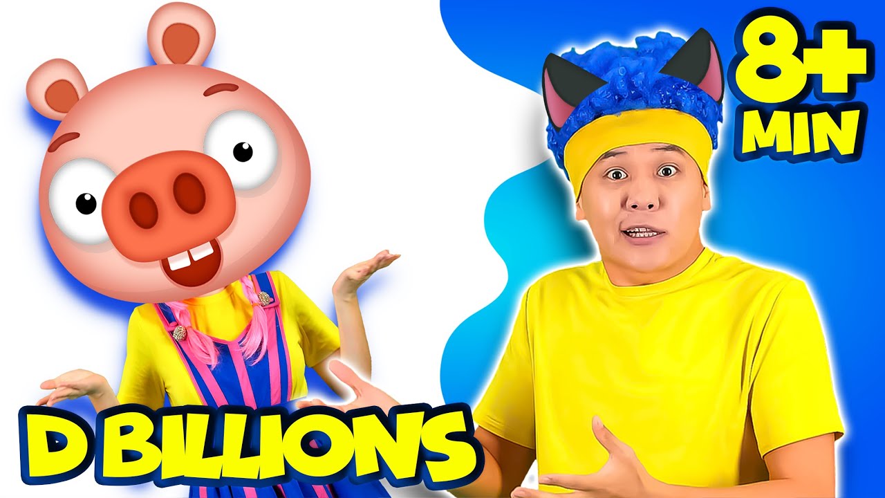 Piggy Pig, Doggy Dog, Froggy Frog & Kitty Cat + MORE D Billions Kids Songs