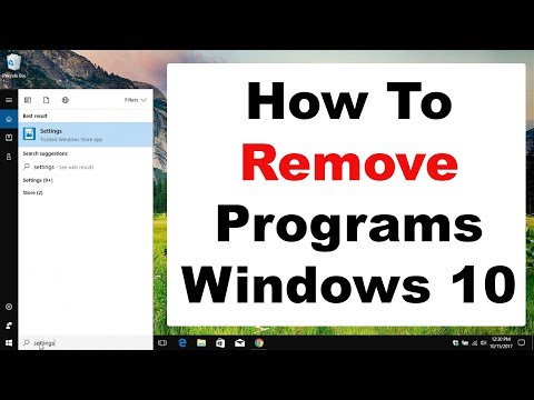 How To Remove Programs On Windows 10 PC | Easy & Fast Step By Step Guide