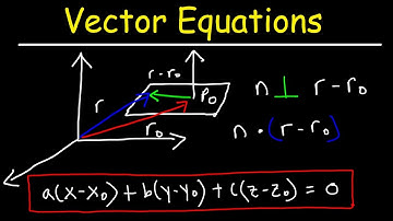 How To Find The Equation of a Plane Given a Point and Perpendicular Normal Vector