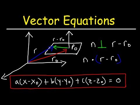 ⁣How to Find the Equation of a Plane Given a Point and Perpendicular Normal Vector