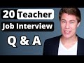 Top 20 teacher job interview questions  answers  pdf