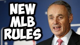 ... designated hitter in the national league, three batter minimum for
pitchers, 20-second pitch cl...