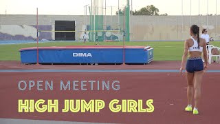 Open Meeting. High Jump. Girls