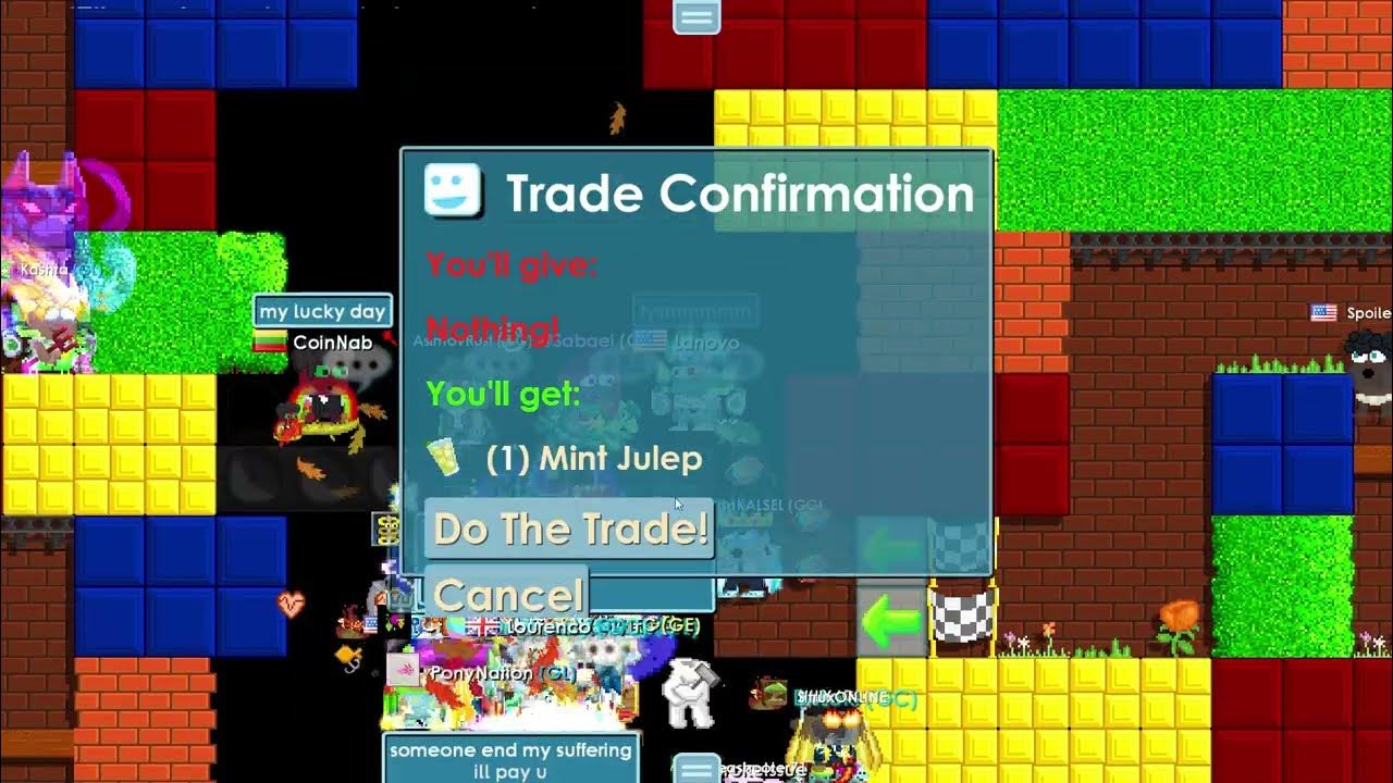 Winning Mint julep (OLD POST) Growtopia YouTube