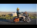 A long and fuel efficient journey around the usa on a harley sportster motorcycle